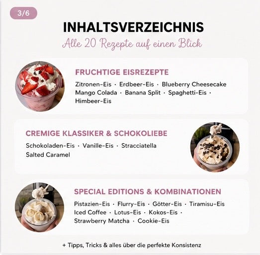 FIT & FROZEN  Kalorienarme High-Protein Eisrezepte für die Ninja Creami